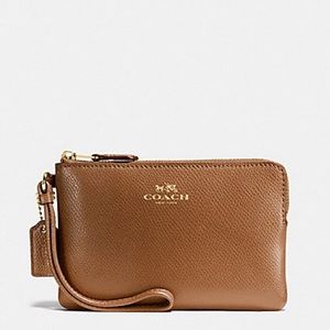 COACH WRISTLET F54626 SADDLE BROWN